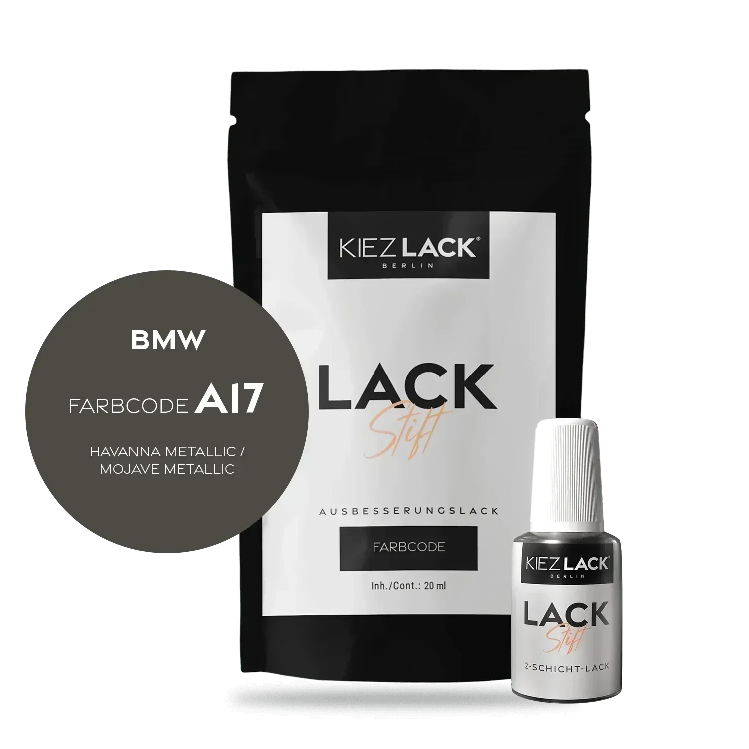 Kiezlack Lackstift Autolack Lackstift BMW A17 HAVANNA Metallic
