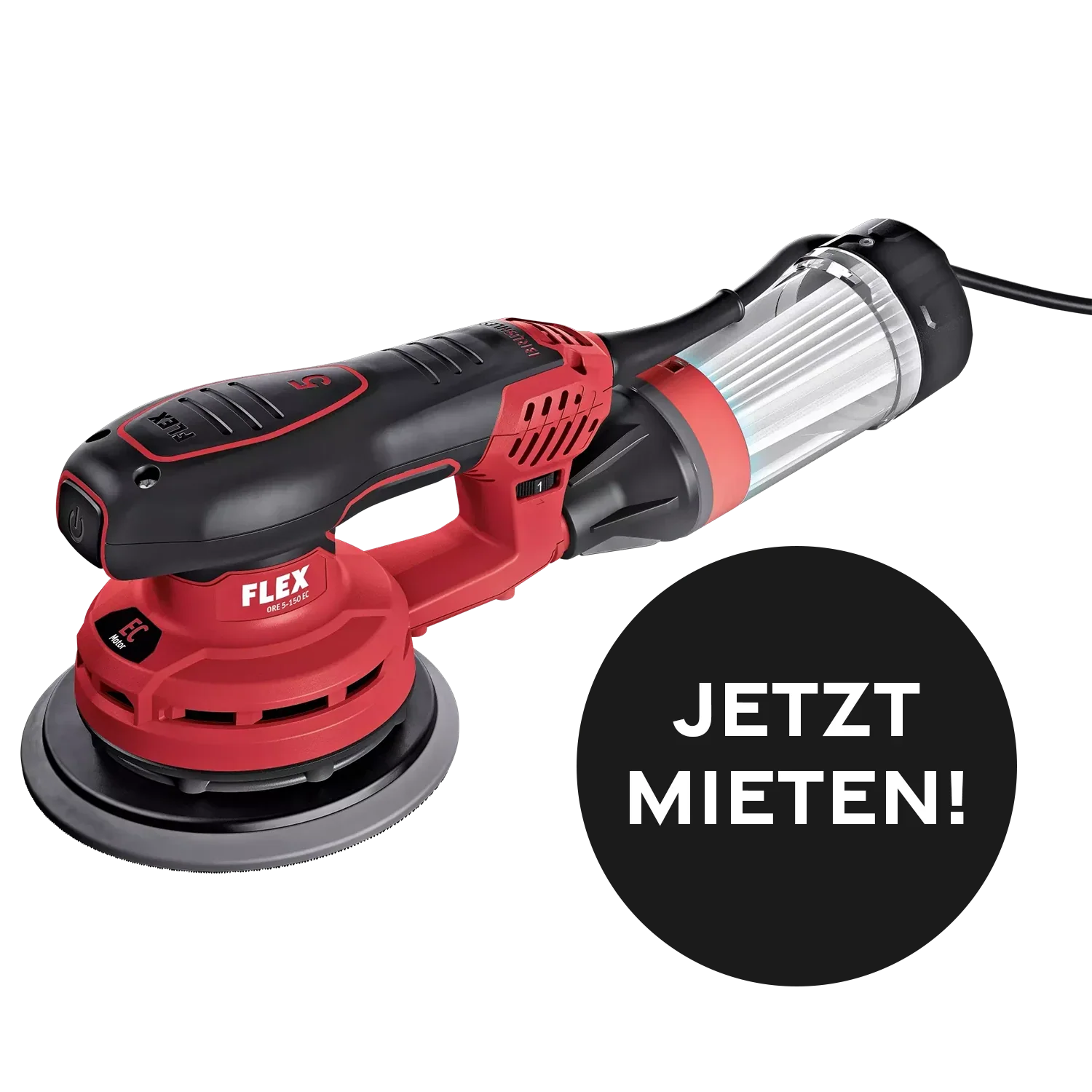 Kiezlack MIETGERÄT Exzenter Schleifmaschine FLEX 5mm HUB