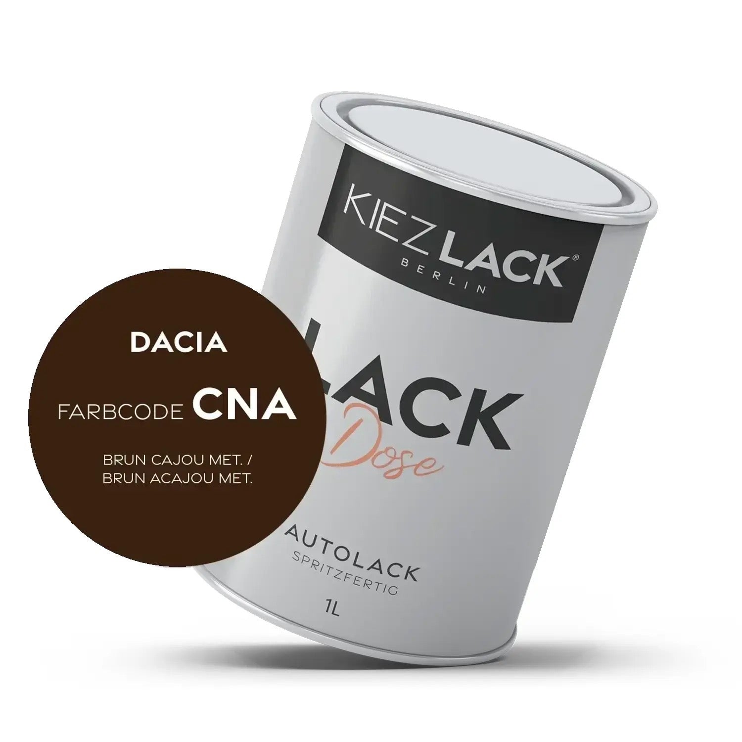 Kiezlack 1K Autolack Lackdose Basislack spritzfertig Renault CNA BRUN CAJOU MET.