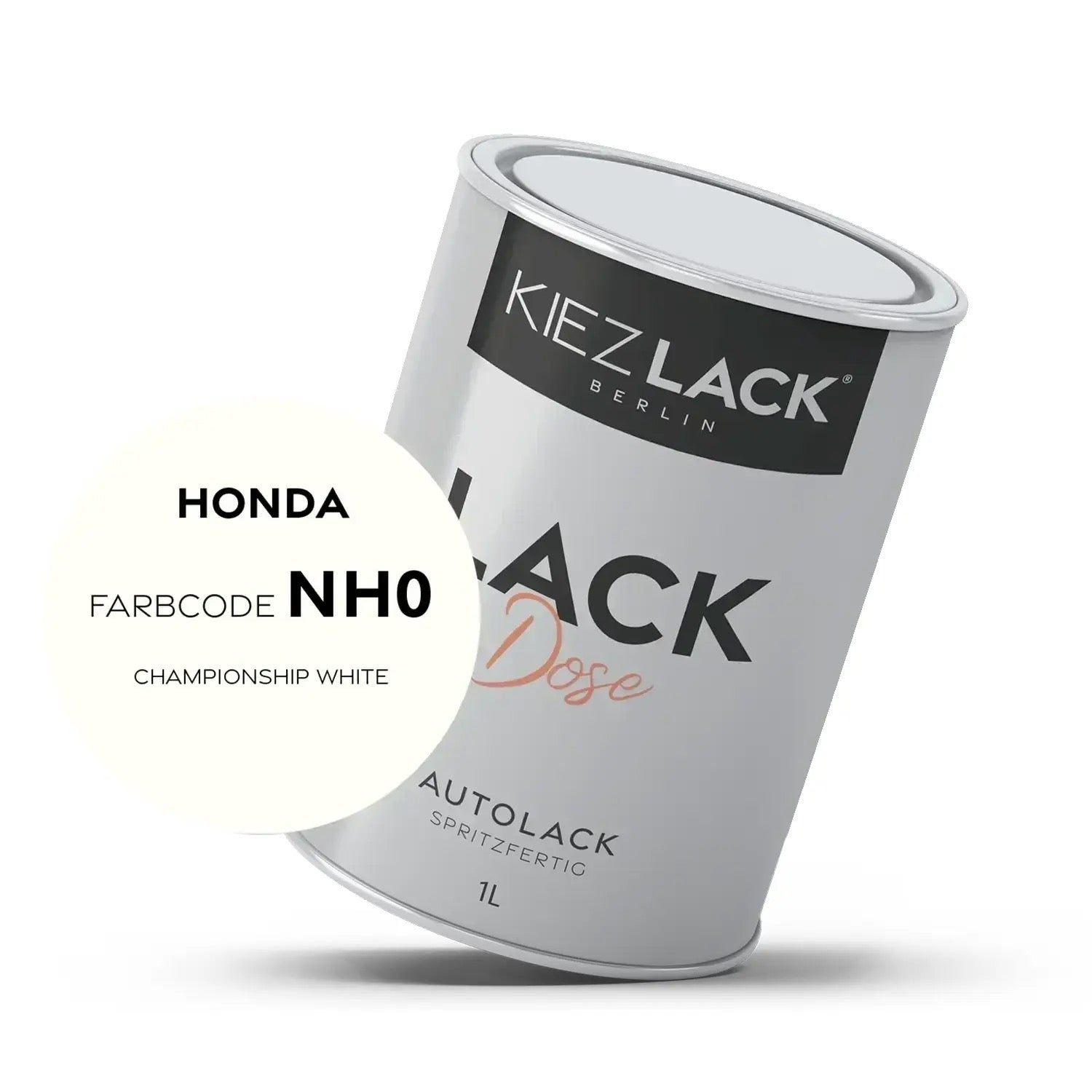Kiezlack 1K Autolack Lackdose Basislack spritzfertig HONDA NH0 CHAMPIONSHIP WHITE