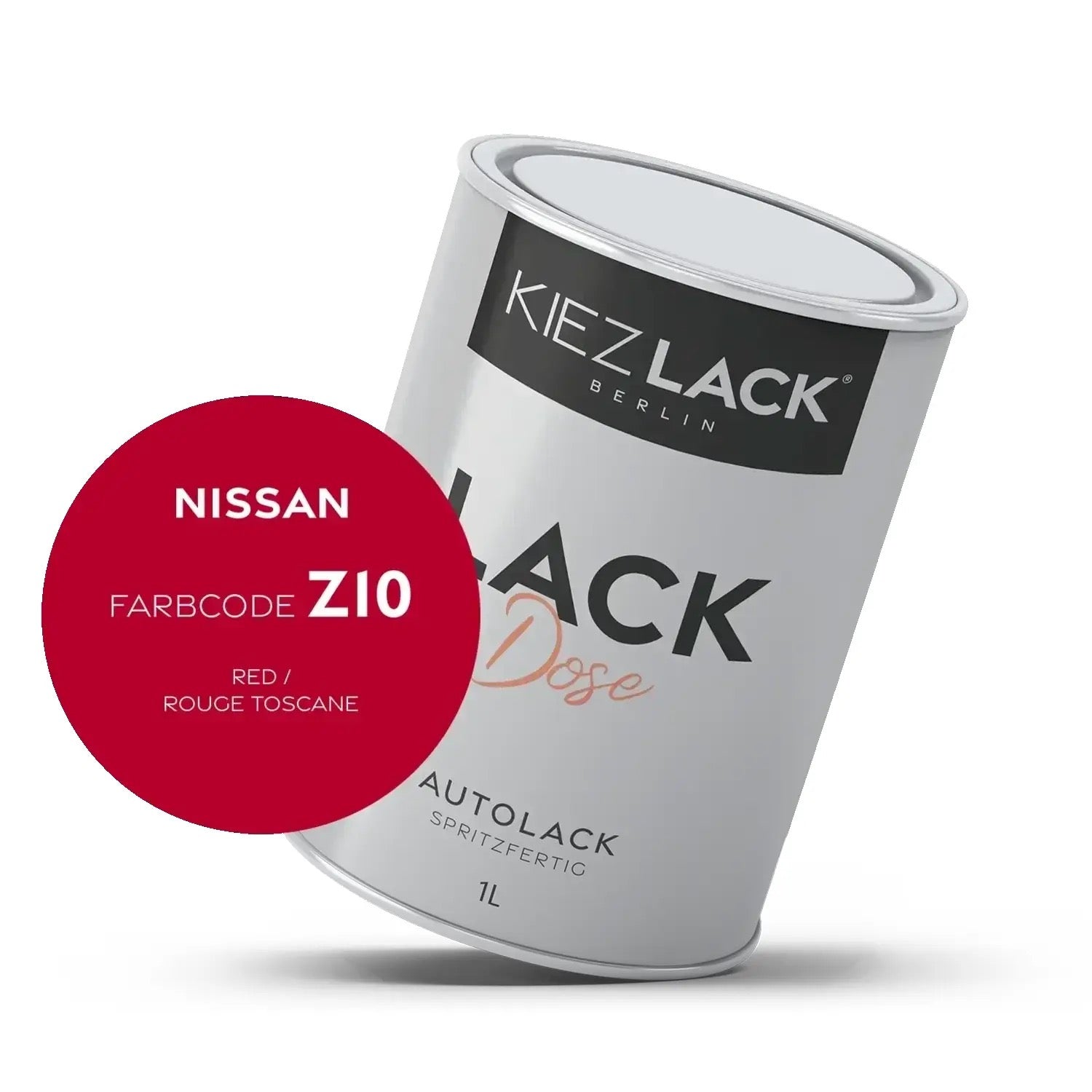 Kiezlack 1K Autolack Lackdose Basislack spritzfertig NISSAN T12 CORNFLOWER BLUE MET.