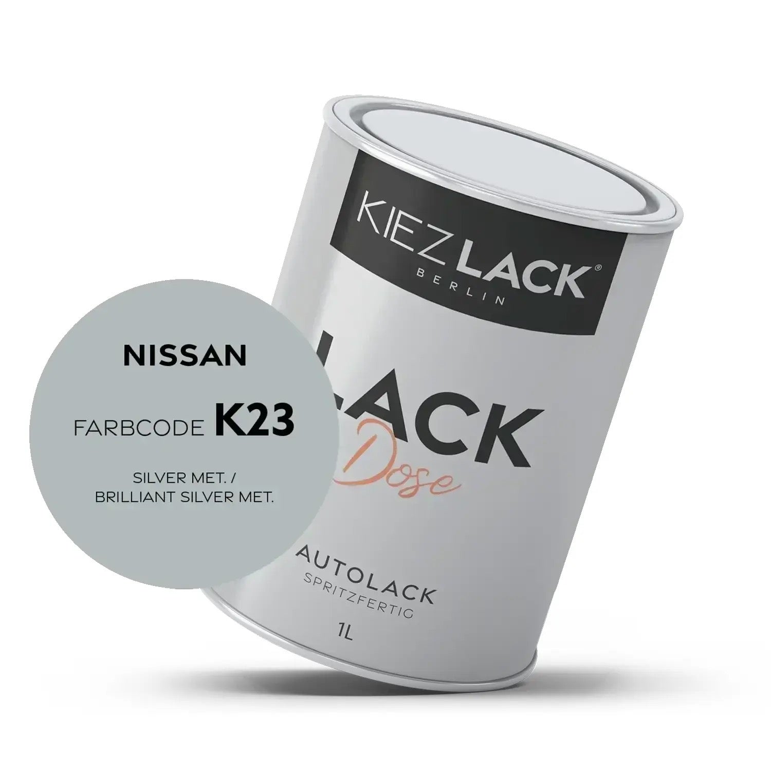 Kiezlack 1K Autolack Lackdose Basislack spritzfertig NISSAN Z11 BLACK MET.
