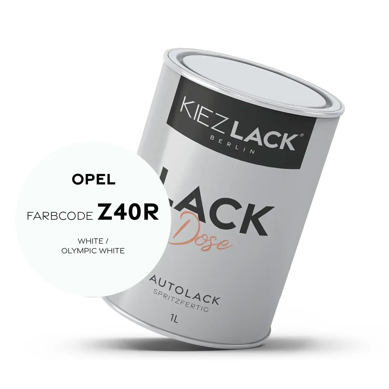 Kiezlack 1K Autolack Lackdose Basislack spritzfertig OPEL Z40M LANCELOT PEARL