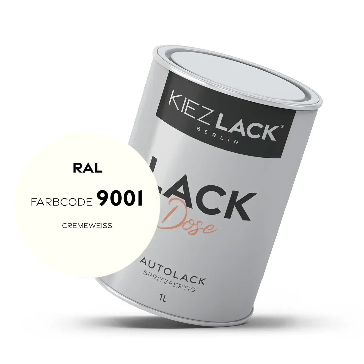 Kiezlack 1K Autolack Lackdose Basislack spritzfertig MINI 900 PURE SILVER MET.