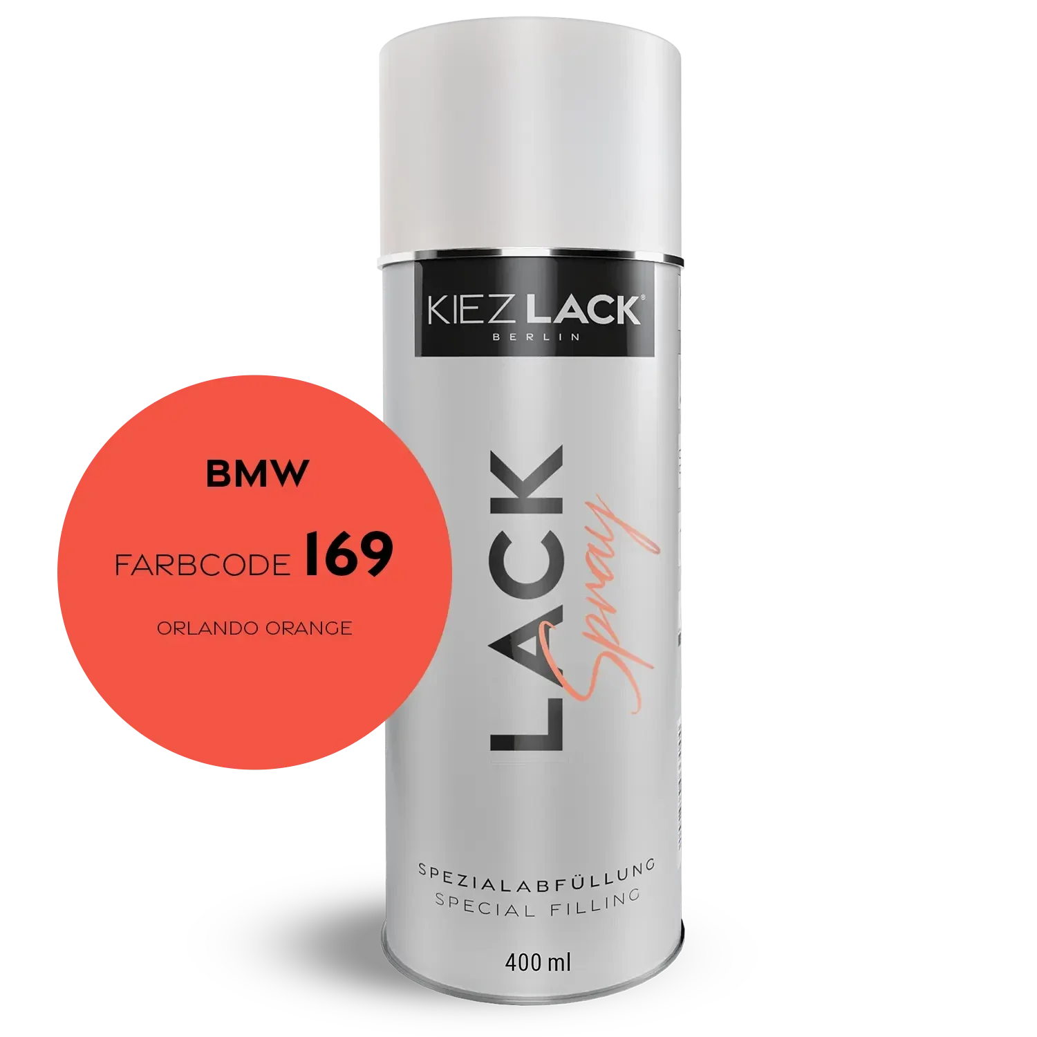 Kiezlack 1K Motorradlack Spraydose BMW 169 ORLANDO ORANGE