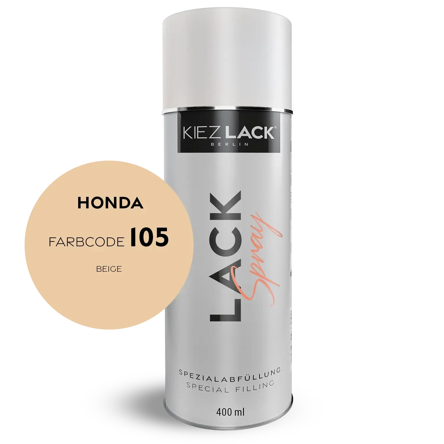 Kiezlack 1K Motorradlack Spraydose Honda 105 BEIGE