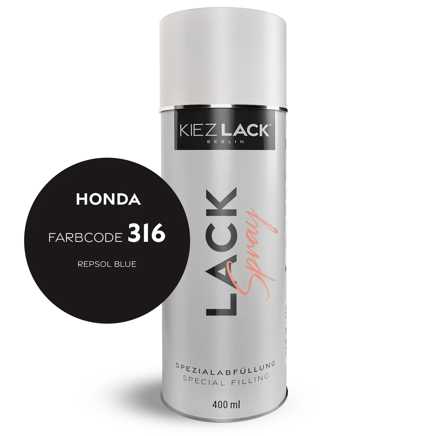 Kiezlack 1K Motorradlack Spraydose Honda 316 REPSOL BLUE
