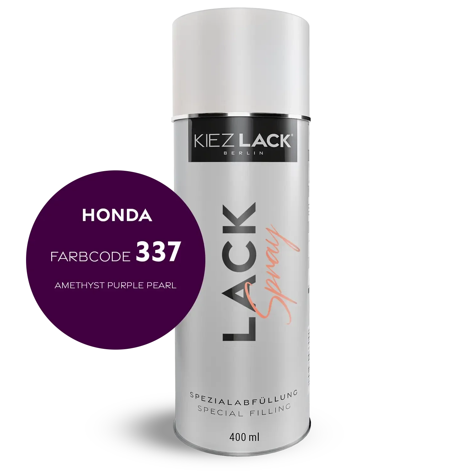 Kiezlack 1K Motorradlack Spraydose Honda 337 AMETHYST PURPLE PEARL