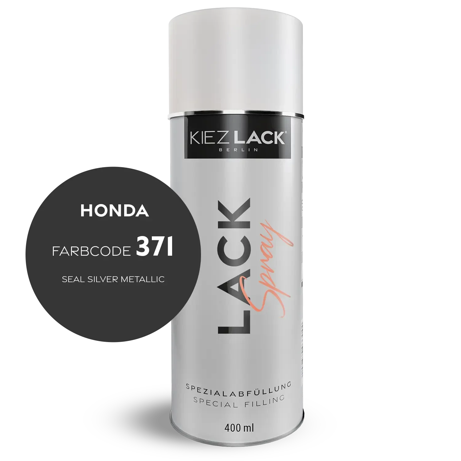 Kiezlack 1K Motorradlack Spraydose Honda 371 SEAL SILVER METALLIC