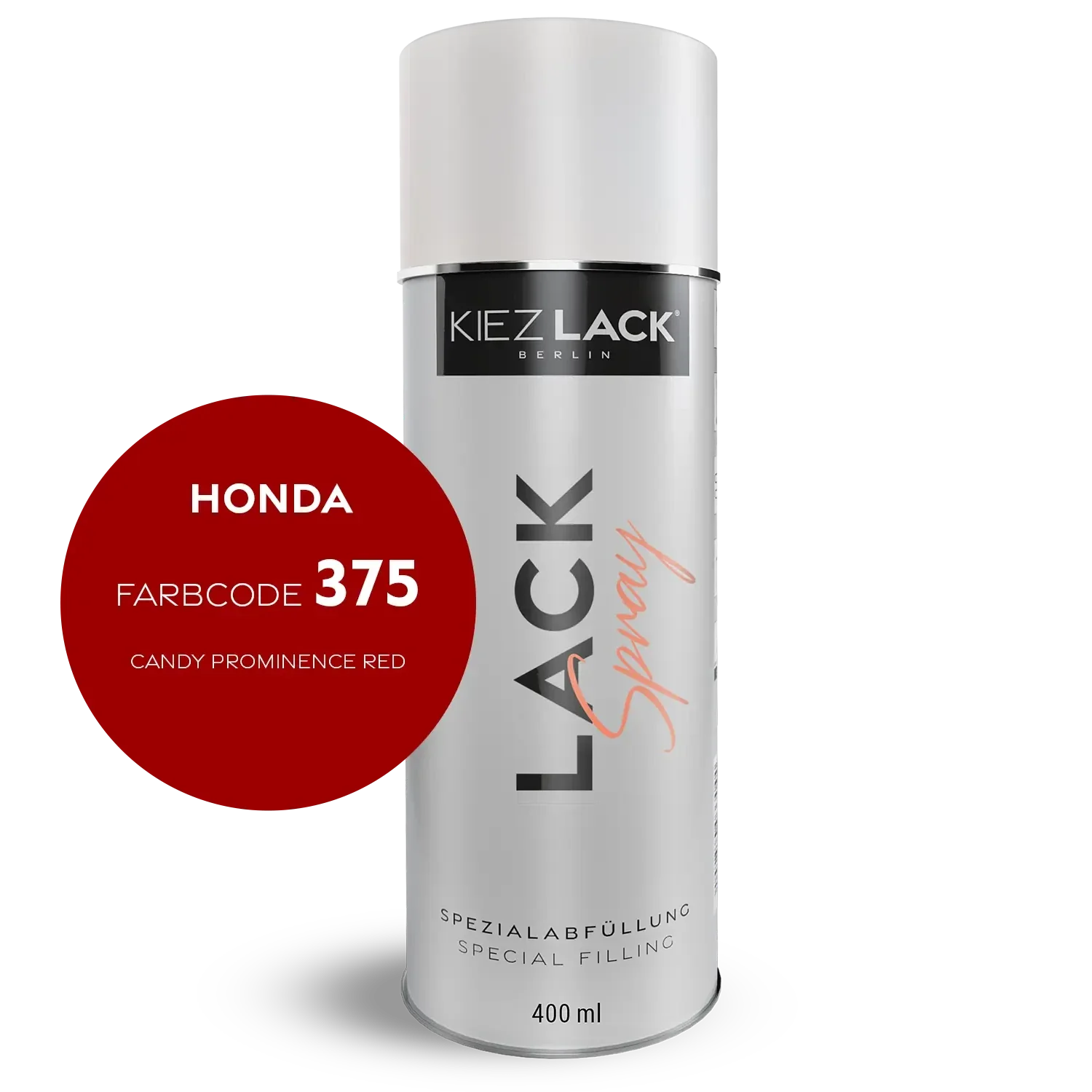 Kiezlack 1K Motorradlack Spraydose Honda 375 CANDY PROMINENCE RED