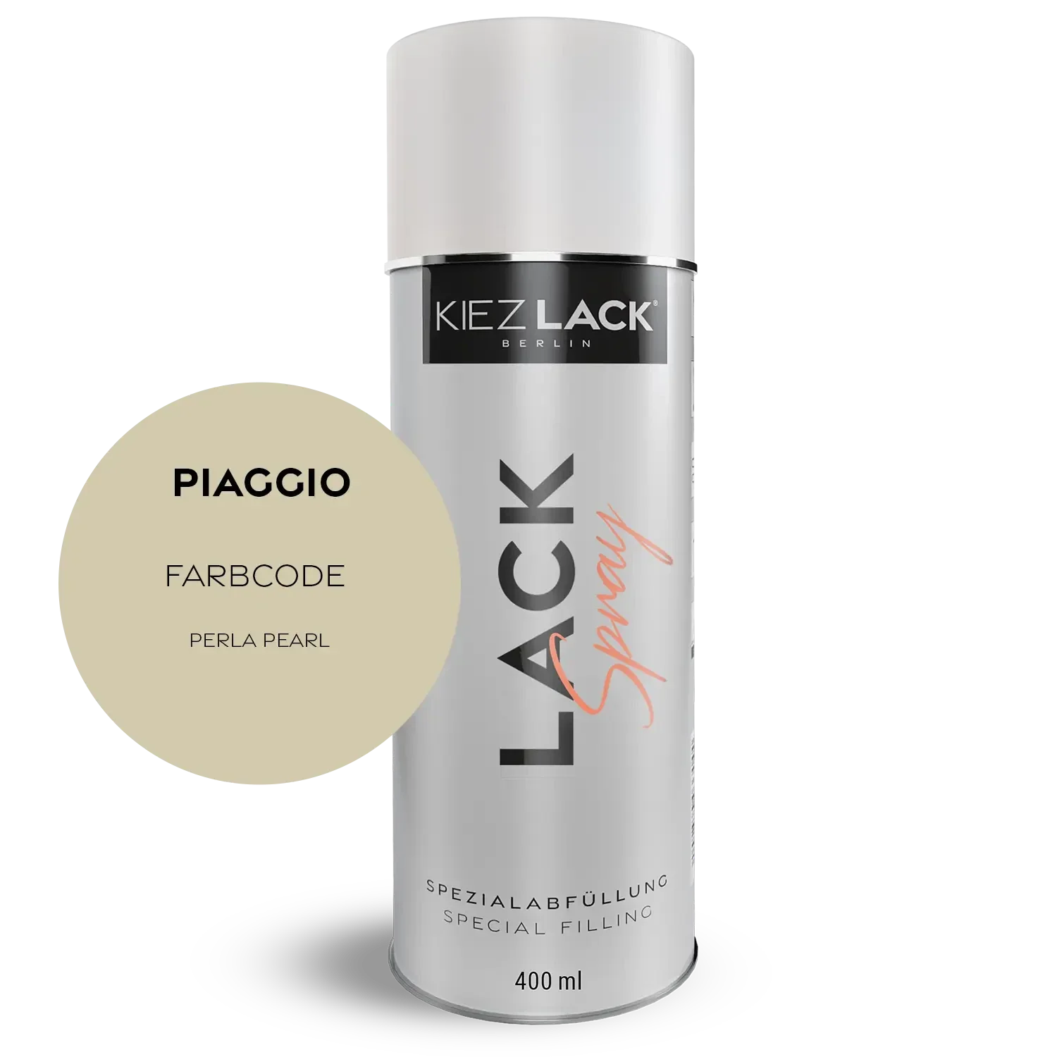 Kiezlack 1K Motorradlack Spraydose Piaggio 693 PERLA PEARL