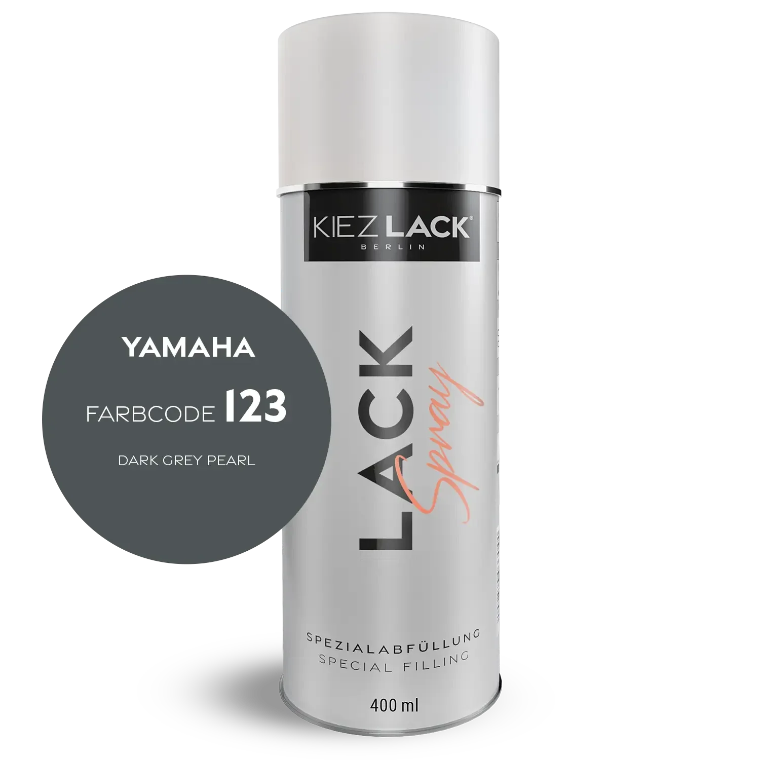 Kiezlack 1K Motorradlack Spraydose Yamaha 123 DARK GREY PEARL
