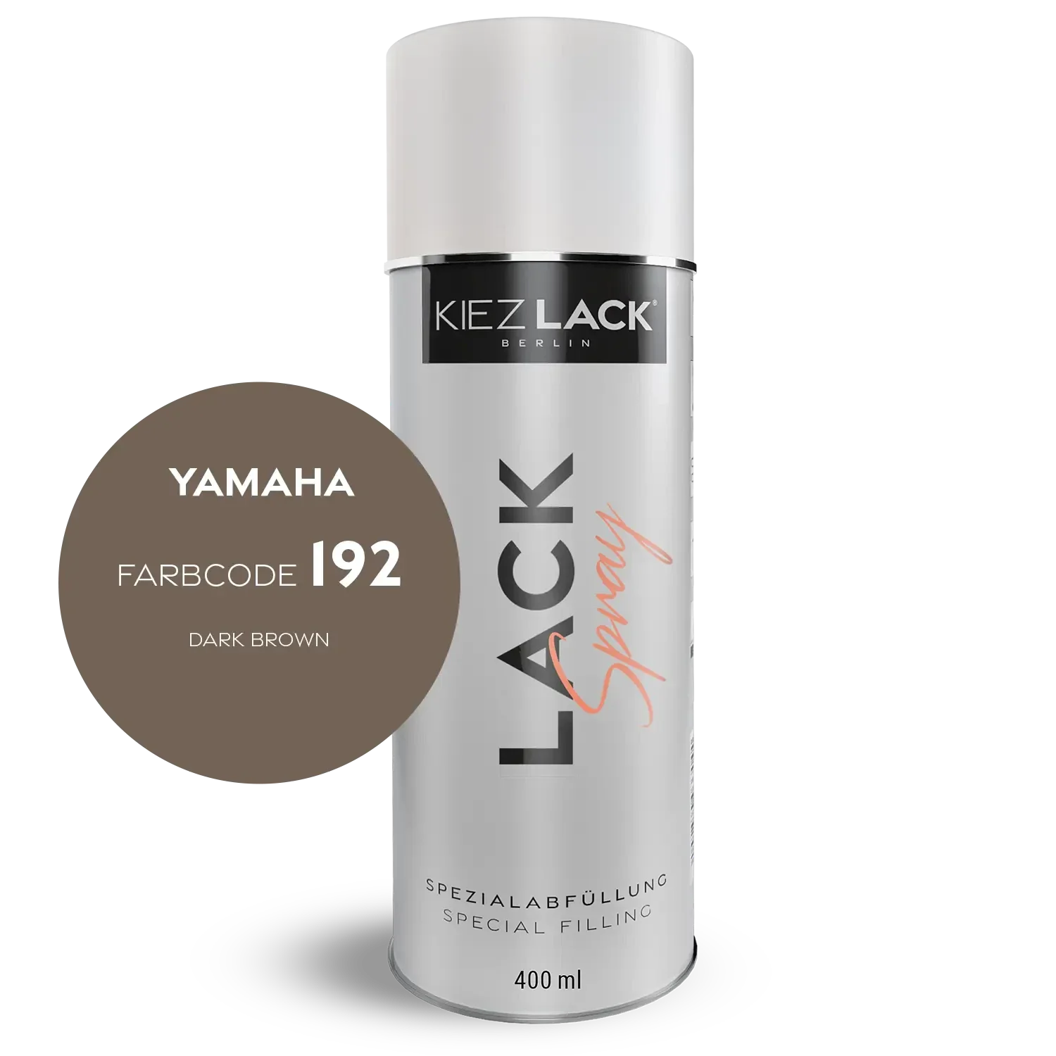 Kiezlack 1K Motorradlack Spraydose Yamaha 192 DARK BROWN