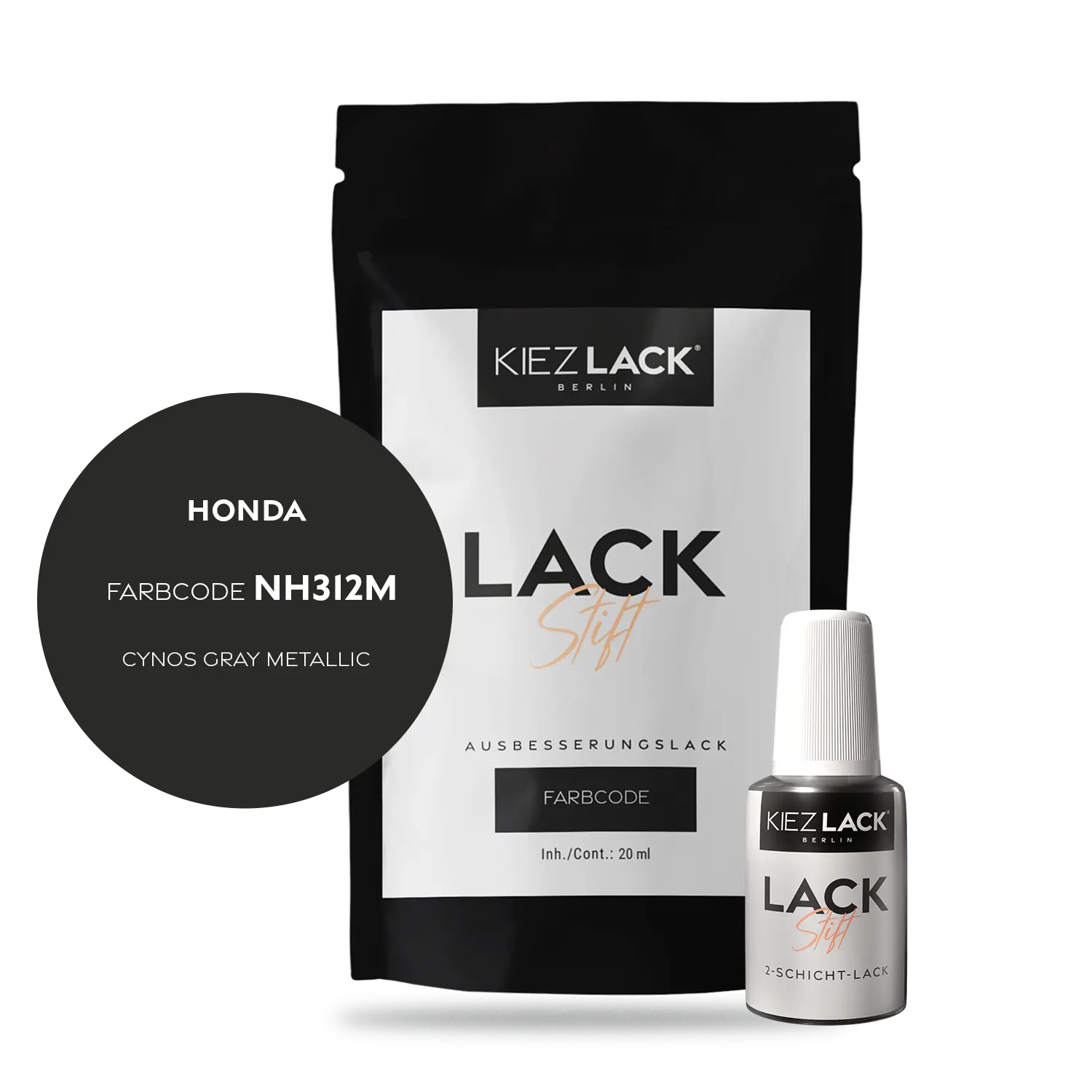 Kiezlack Motorradlack Lackstift Honda 305 CYNOS GRAY METALLIC