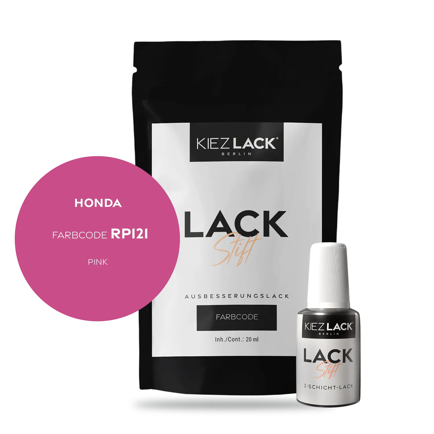 Kiezlack Motorradlack Lackstift Honda RP121 PINK
