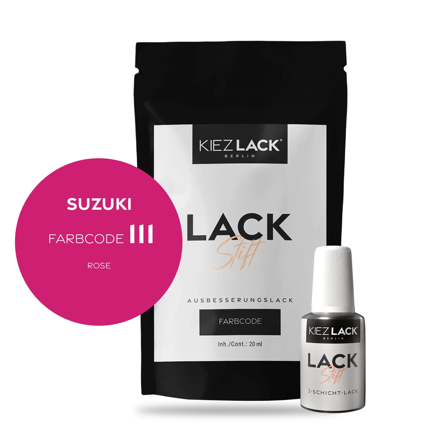 Kiezlack Motorradlack Lackstift Suzuki 111 ROSE