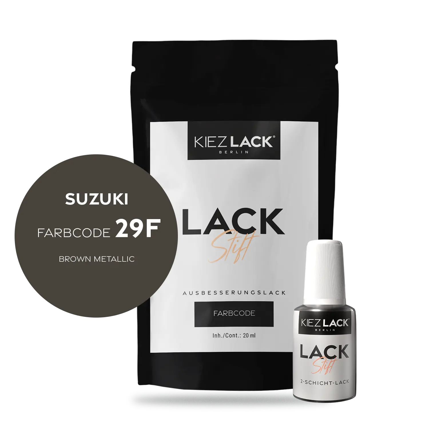 Kiezlack Motorradlack Lackstift Suzuki 143 BROWN METALLIC