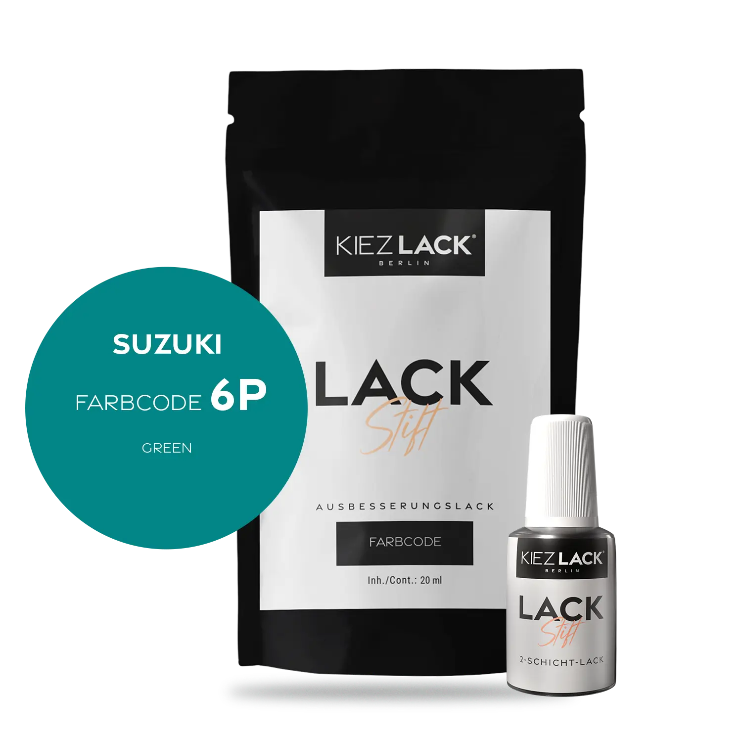 Kiezlack Motorradlack Lackstift Suzuki 116 GREEN