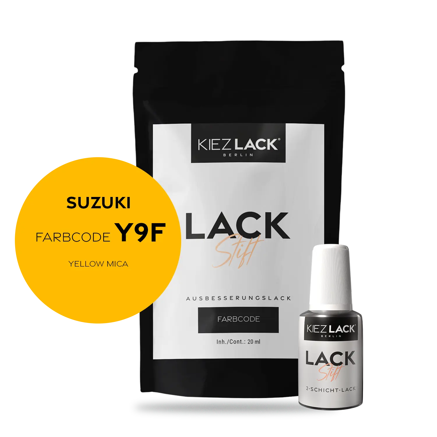 Kiezlack Motorradlack Lackstift Suzuki 170 YELLOW MICA