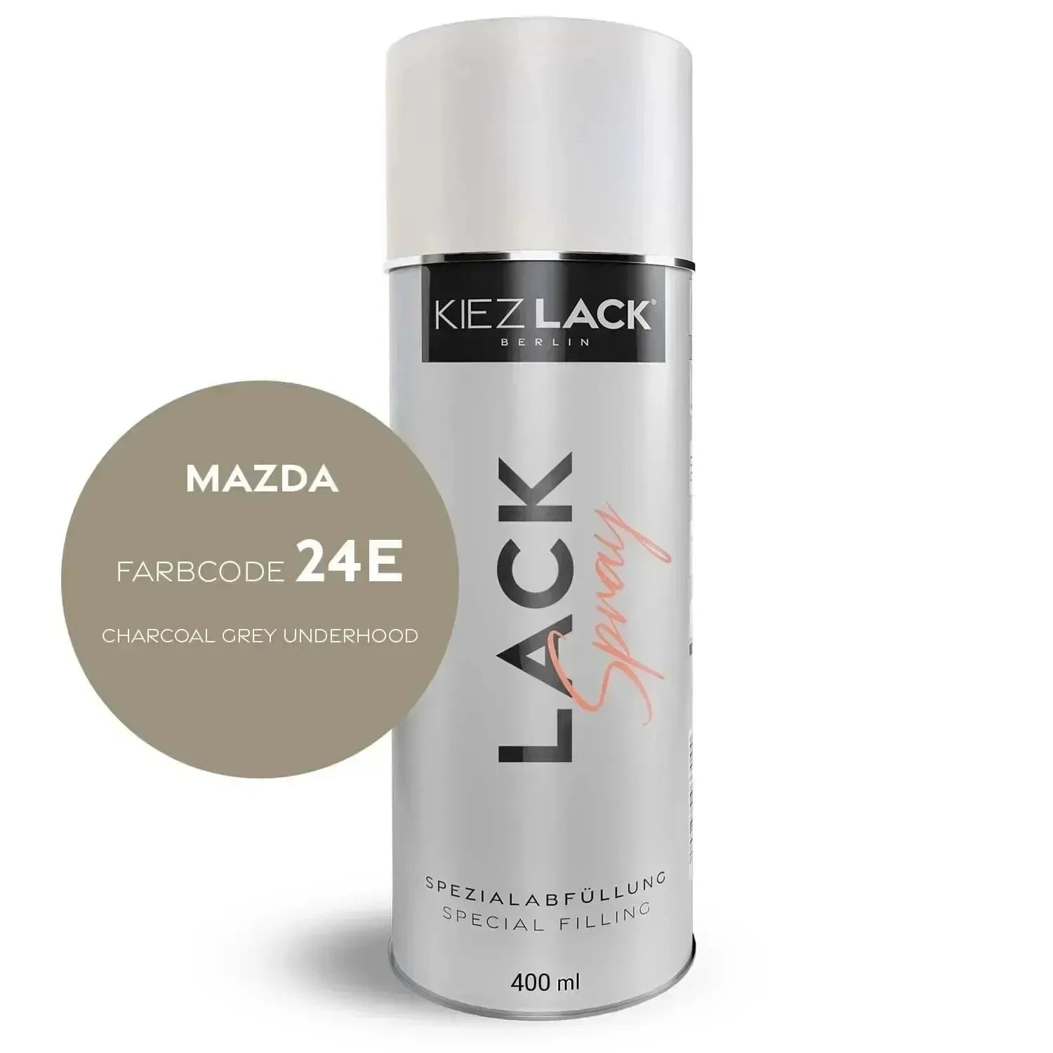 Kiezlack Lackspray Autolack Spraydose MAZDA 24E CHARCOAL GREY UNDERHOOD