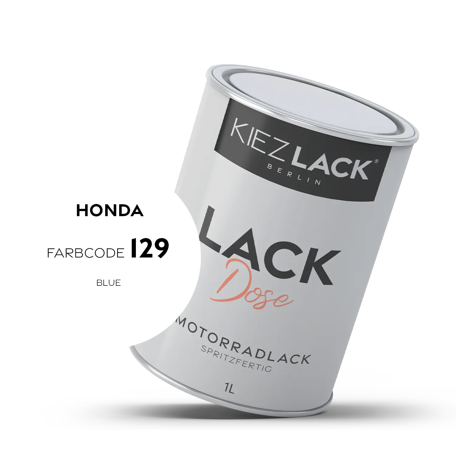 Kiezlack 1K Motorradlack Basislack Lackdose Honda 129 BLUE