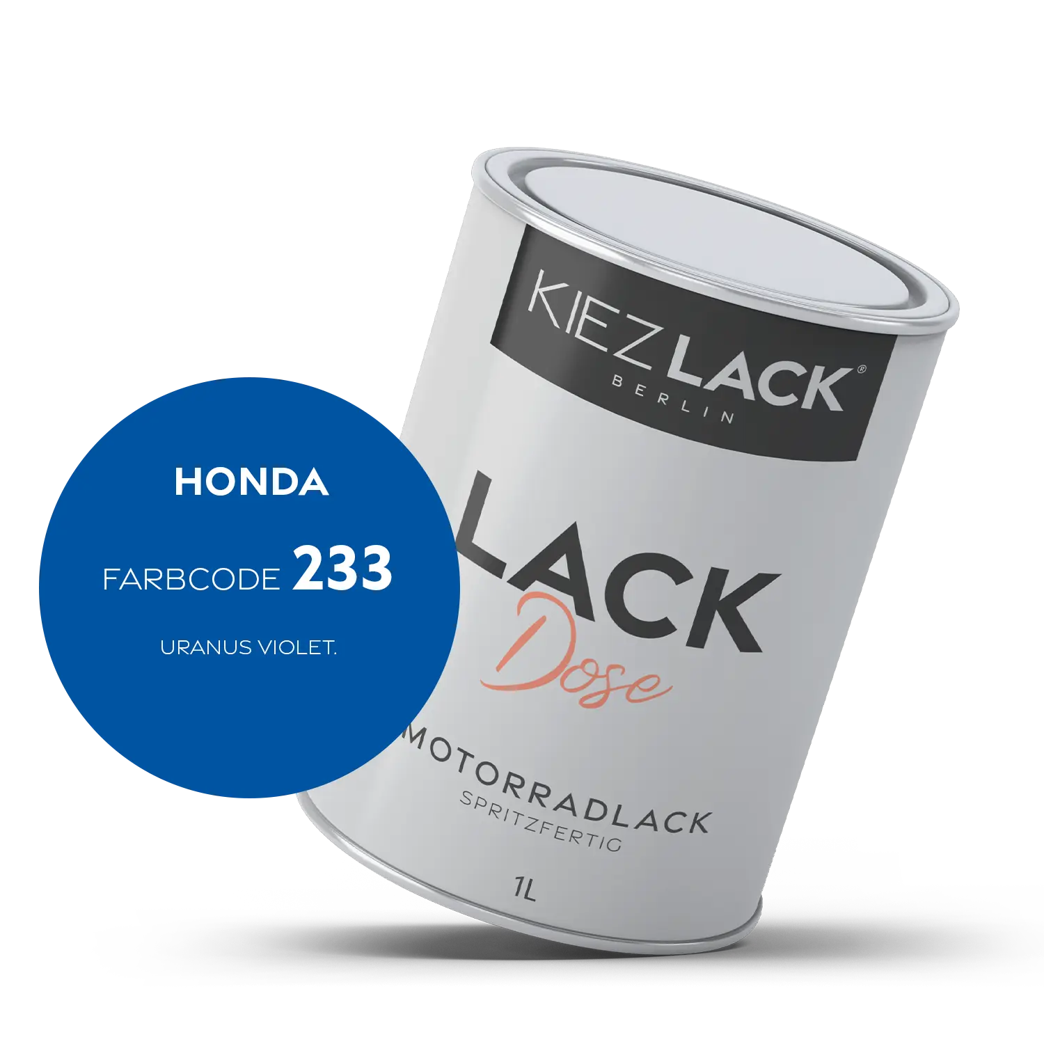 Kiezlack 1K Motorradlack Basislack Lackdose Honda 233 URANUS VIOLET.