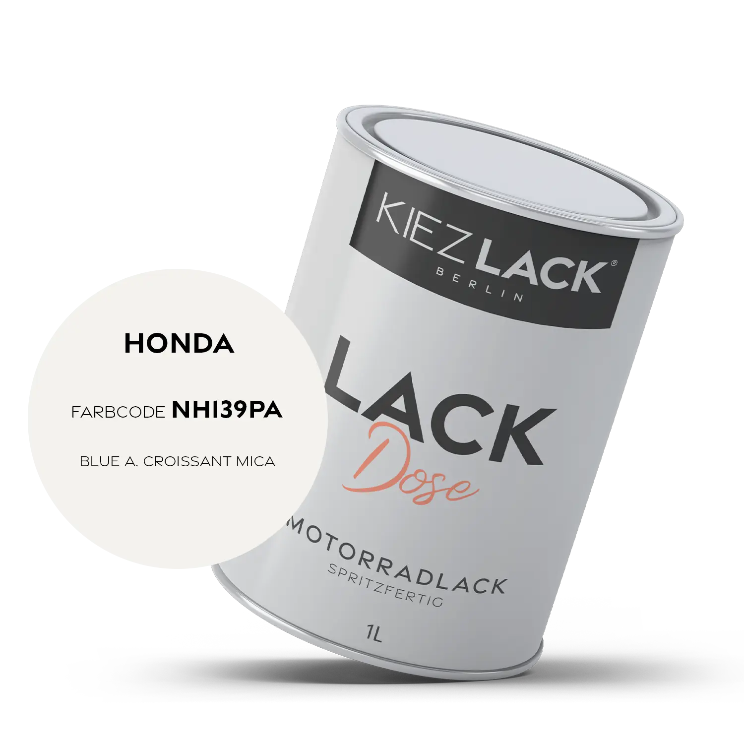 Kiezlack 1K Motorradlack Basislack Lackdose Honda NH139PA BLUE A. CROISSANT MICA