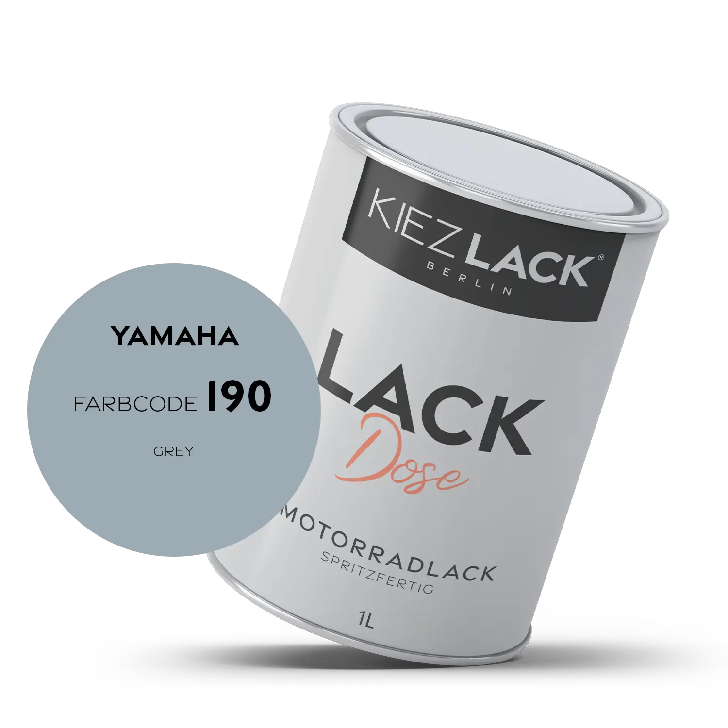 Kiezlack 1K Motorradlack Basislack Lackdose Yamaha 190 GREY
