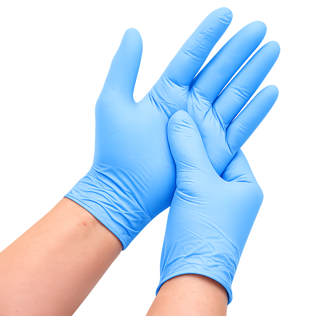 Kiezlack Nitrilhandschuhe Blau Werkstatt Einmalhandschuhe