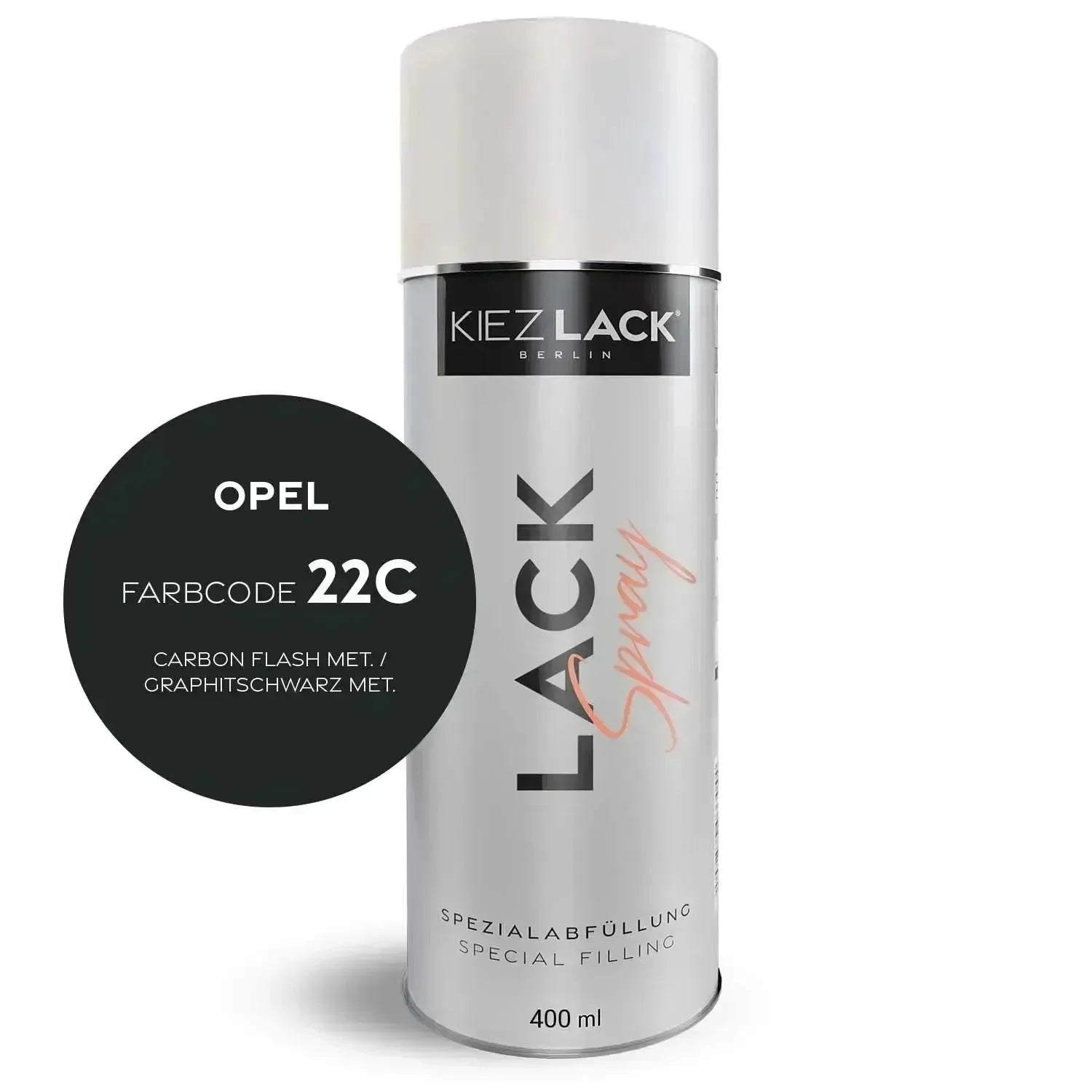 Kiezlack Lackspray Autolack Spraydose OPEL 22C CARBON FLASH MET.