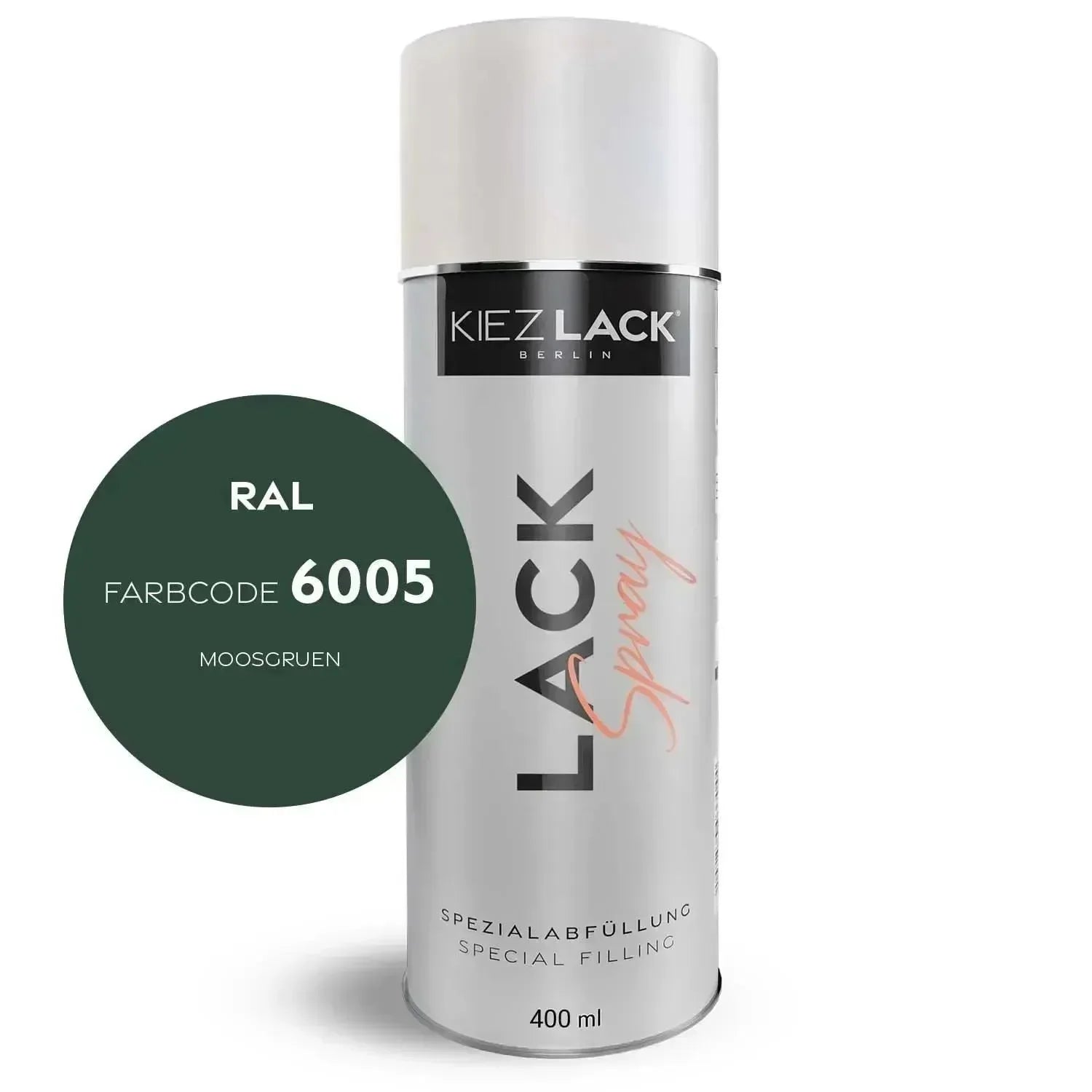 Kiezlack Lackspray Autolack Spraydose RAL 6005 MOOSGRUEN