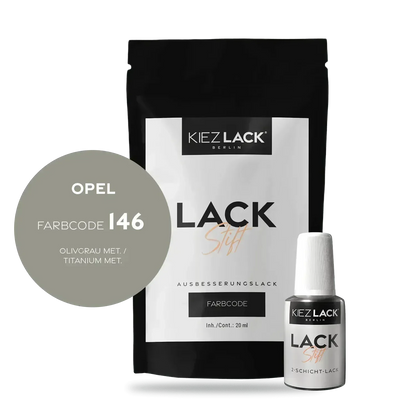 Kiezlack Lackstift Autolack Lackstift OPEL 146 OLIVGRAU MET.