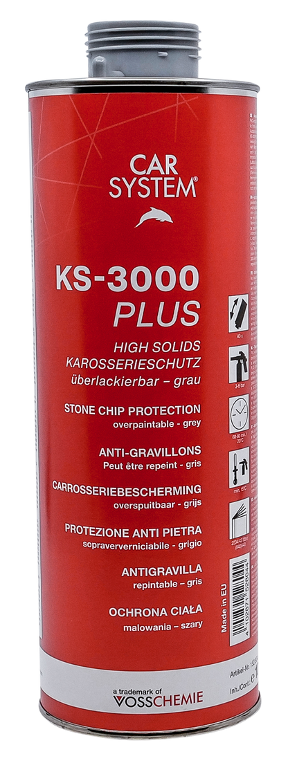 Carsystem Grau / 1 L KS-3000 Plus Karosserieschutz überlackierbar