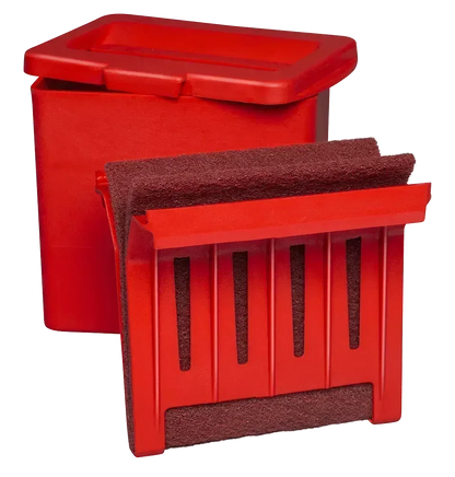 Kiezlack Carsystem Spachtelreinigungsbox EASY CLEAN BOX rot