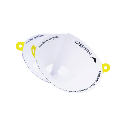 Carsystem Gelb / 190 µ / Einzeln Carsystem Lacksiebe PAINT STRAINER Einweg-Farbsiebe