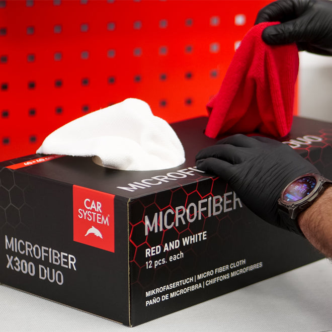 Carsystem Carsystem Microfiber X300 Duo Mikrofasertücher Box