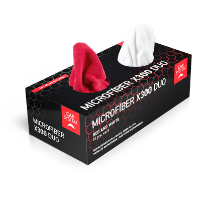 Carsystem Carsystem Microfiber X300 Duo Mikrofasertücher Box