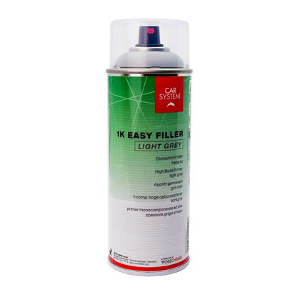 Carsystem Grau 1K EASY FILLER Dickschichtfüller 400ml Spraydosen Grundierung