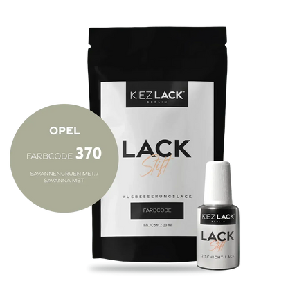 Kiezlack Lackstift Autolack Lackstift OPEL 370 SAVANNENGRUEN MET.
