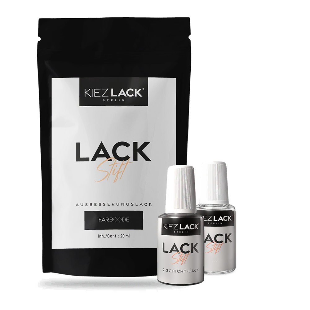 Kiezlack Lackstift + Klarlack Autolack Lackstift INDIVIDUELLER FARBCODE