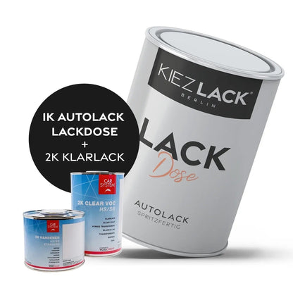 Kiezlack 1K Autolack Lackdose Basislack spritzfertig FIAT 249 BIANCO BANCHISA