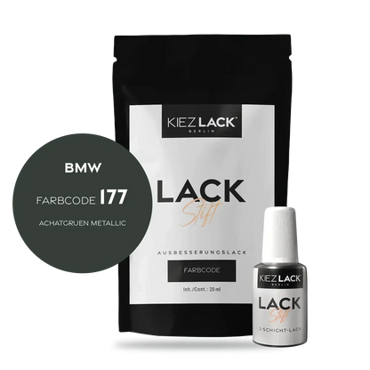 Kiezlack Lackstift Autolack Lackstift BMW 177 ACHATGRUEN Metallic