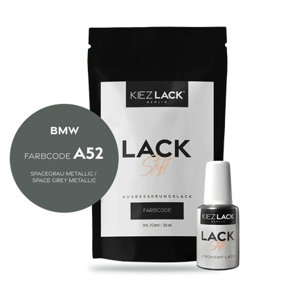 Kiezlack Lackstift Autolack Lackstift BMW A52 SPACEGRAU Metallic