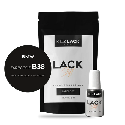 Kiezlack Lackstift Autolack Lackstift BMW B38 MIDNIGHT BLUE II Metallic