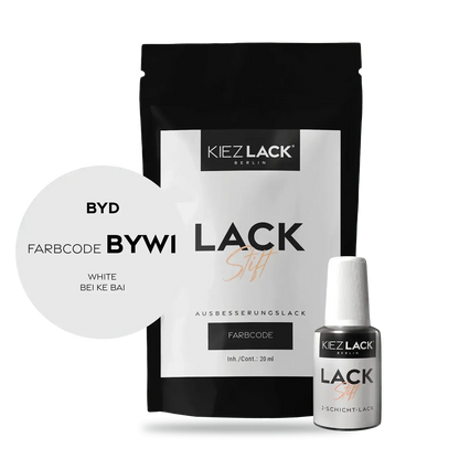 Kiezlack Lackstift Autolack Lackstift BYD BYW1 WHITE