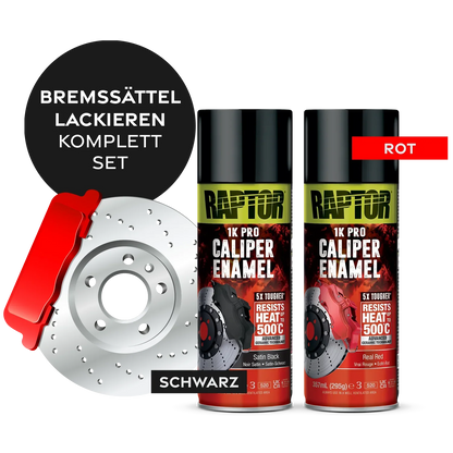 Kiezlack KIEZLACK Bremssattel-Lack Komplettset – 7-teilig inkl. RAPTOR Caliper Enamel FARBWAHL
