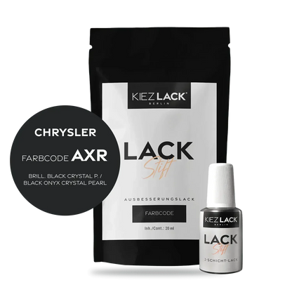 Kiezlack Lackstift Autolack Lackstift CHRYSLER AXR BRILL. BLACK CRYSTAL P.