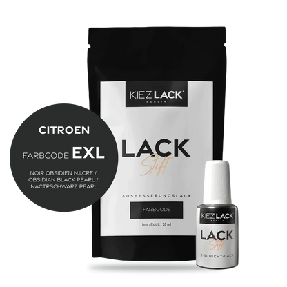 Kiezlack Lackstift Autolack Lackstift CITROEN EXL NOIR OBSIDIEN NACRE