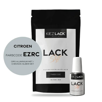 Kiezlack Lackstift Autolack Lackstift CITROEN EZRC GRIS ALUMINIUM MET.