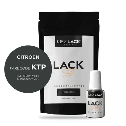 Kiezlack Lackstift Autolack Lackstift CITROEN KTP GRIS SHARK MET.